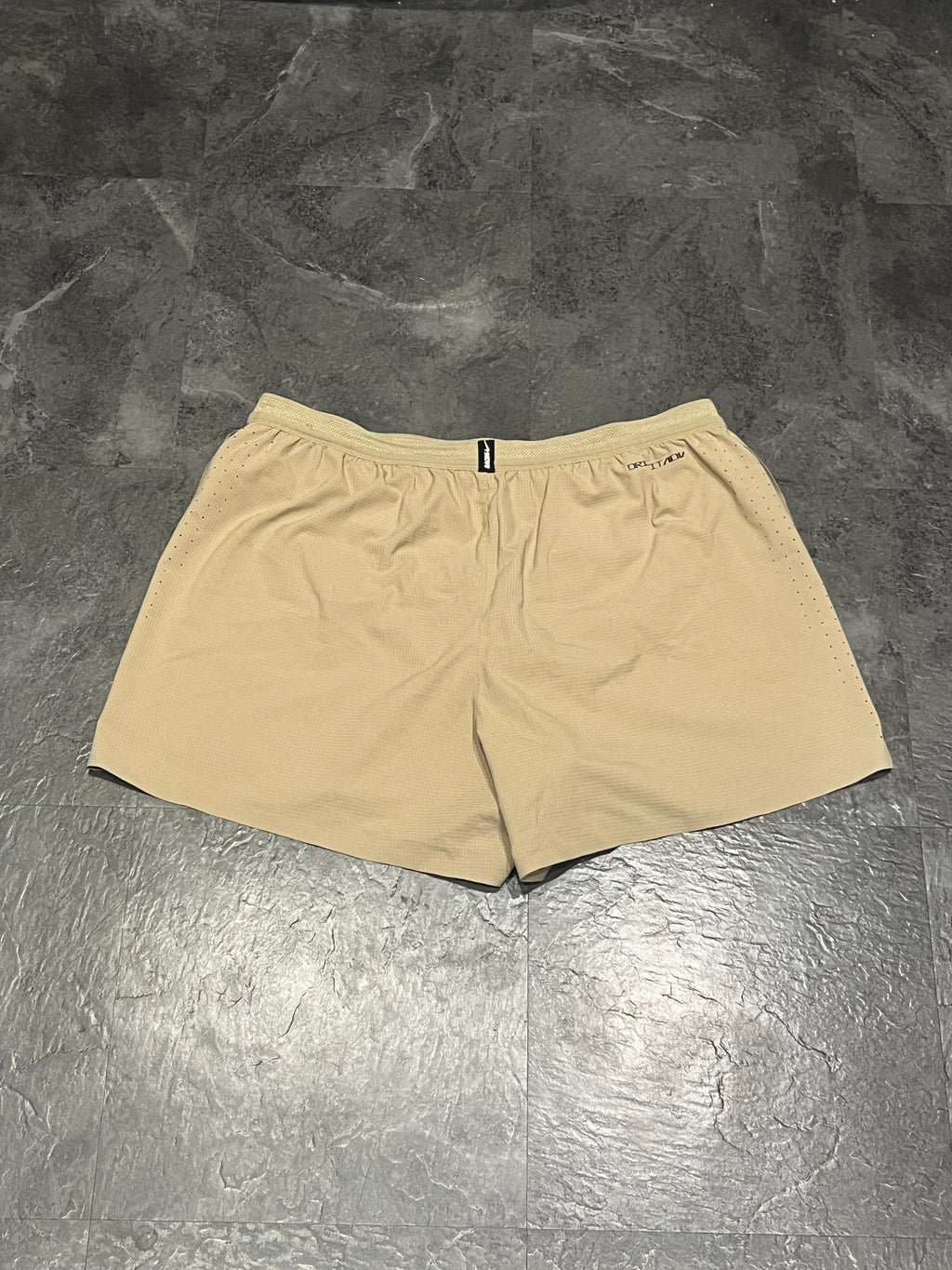 Desert Tan Nike Men’s Dri Fit ADV Aeroswift 2” Racing Split Shorts