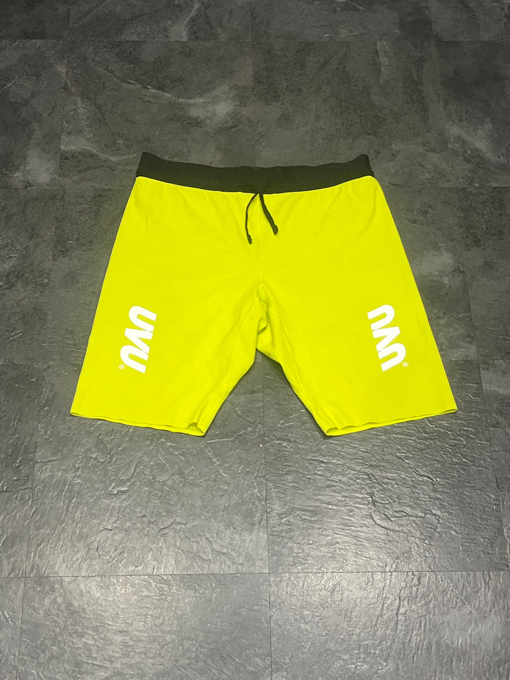 Yellow UVU Men’s Performance Racing 1/2 Tights