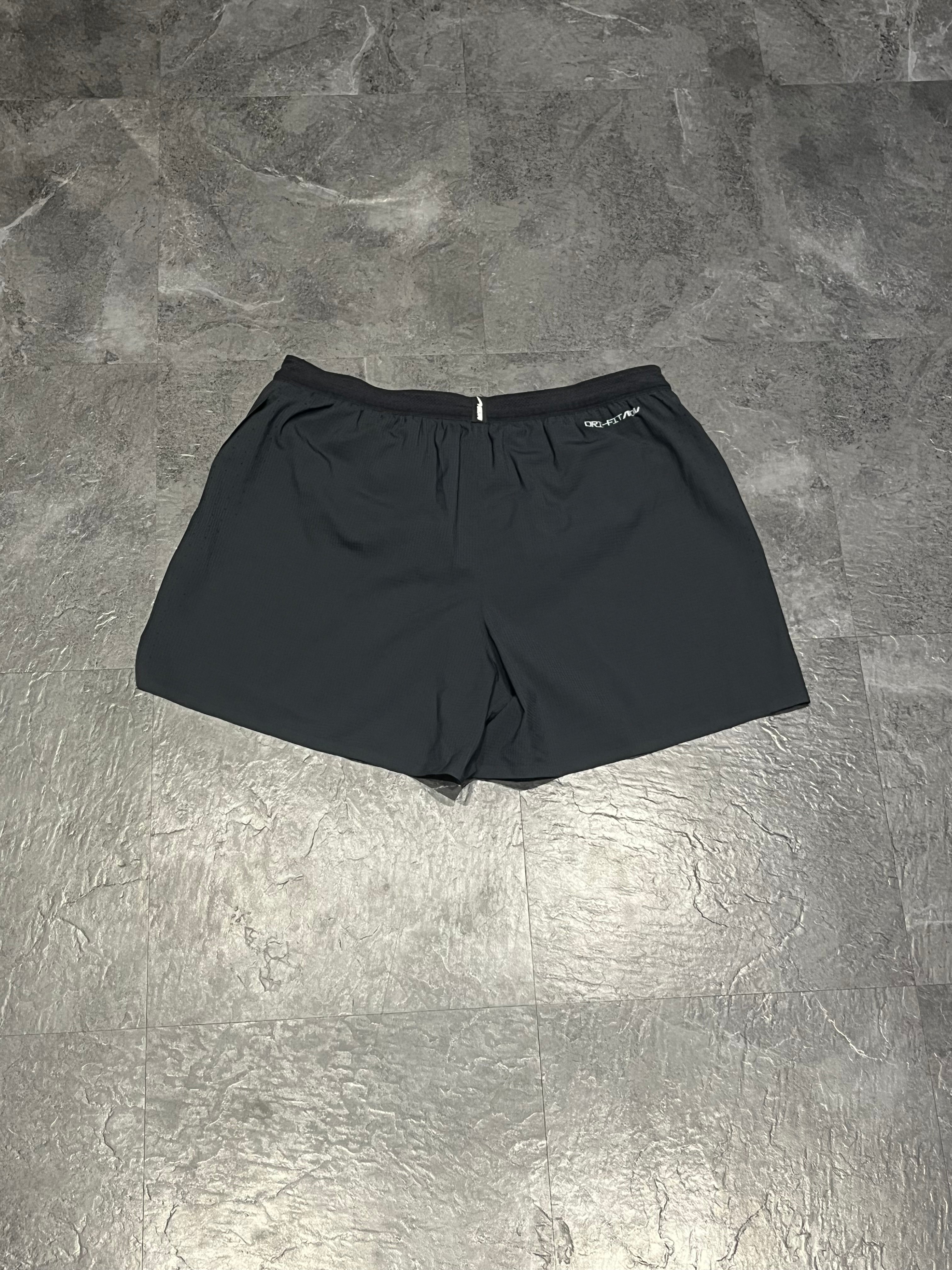 Black Nike Men’s Dri Fit ADV Aeroswift 4” Racing Split Shorts