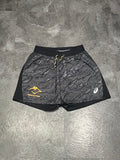 Black & White Asics Men’s Fujitrail 5” Brief Lined Running Shorts