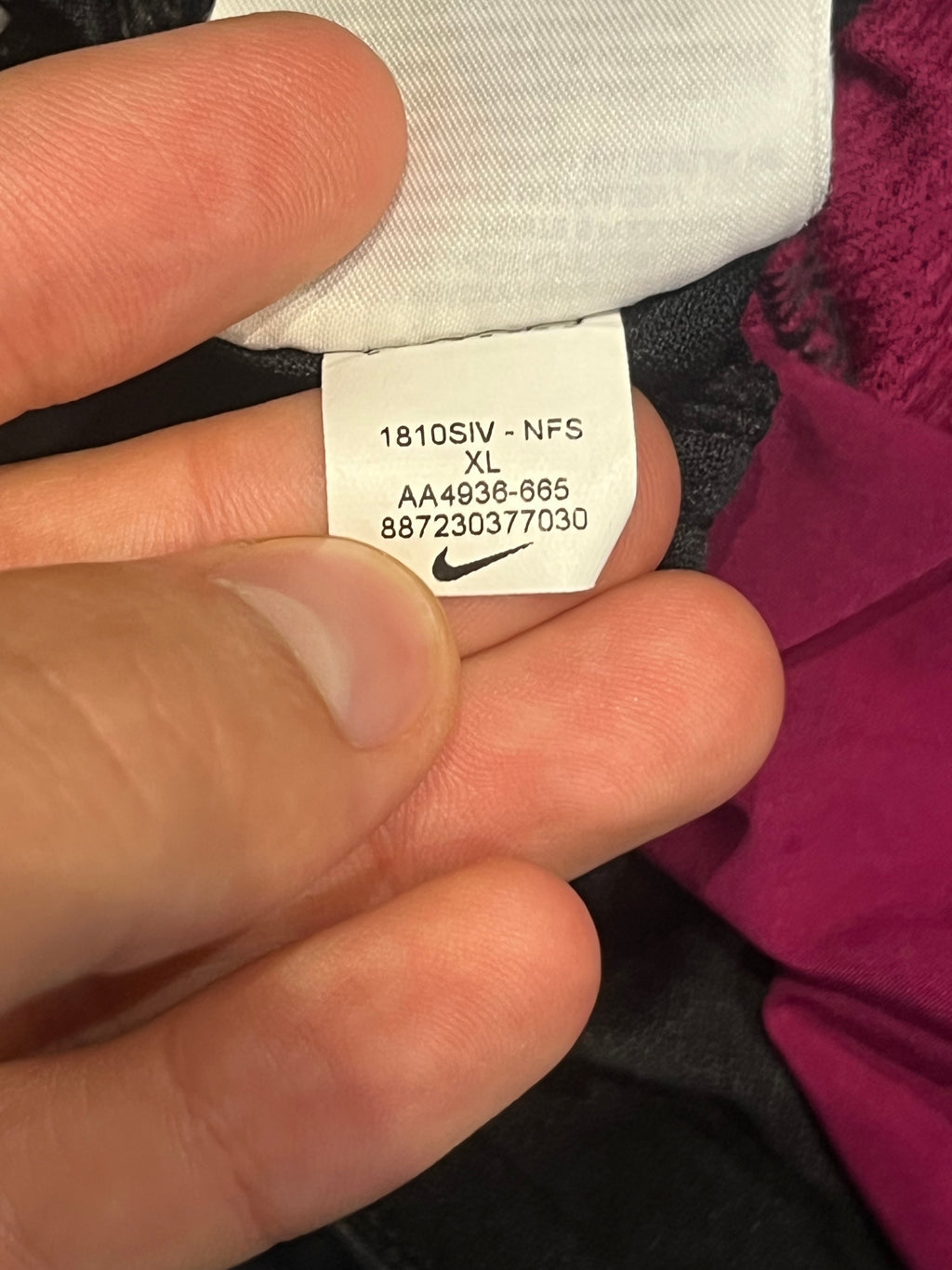 Magenta & Dark Grey Nike Men’s Dri Fit Brief Lined Running Shorts