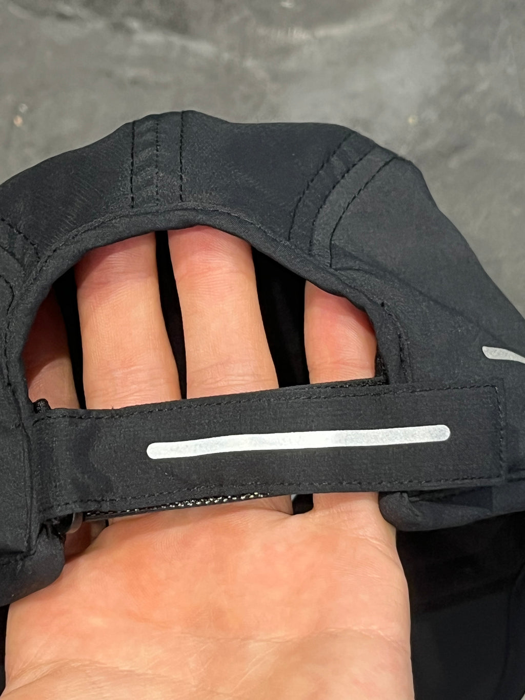 Black ASICS Lite Running Cap - Unisex