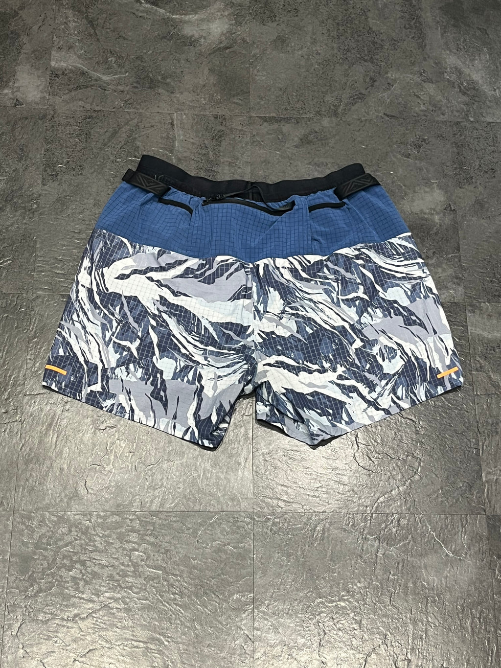 Light Blue Camo Nike Men’s Dri Fit Trail 5” Brief Lined Running Shorts