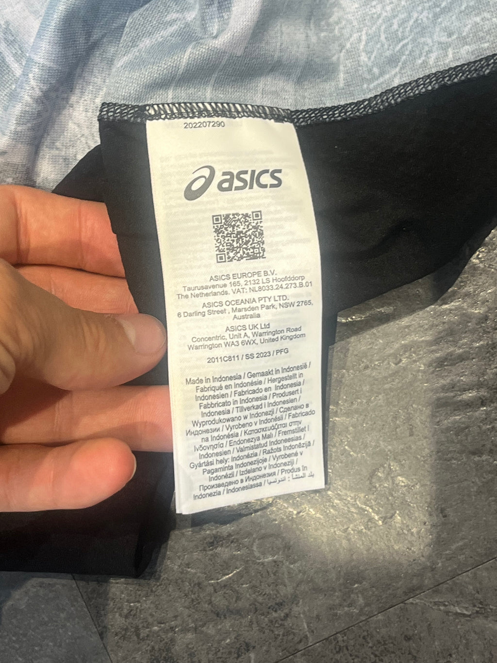 Green/Purple Gradient Asics Men’s Tokyo Marathon Racing Singlet