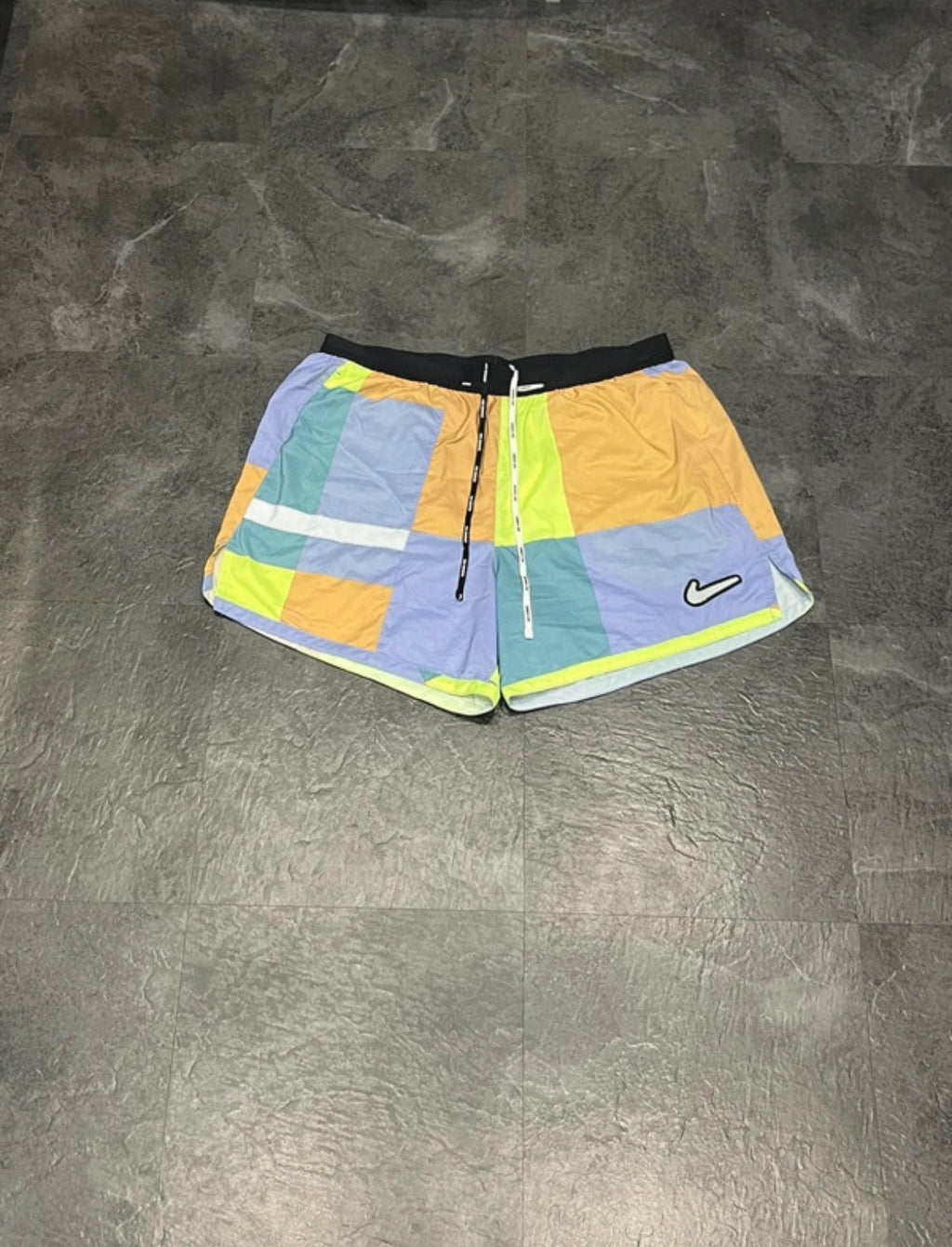 Nike Dri Fit Flex Stride Wild Run Patchwork 5” Shorts