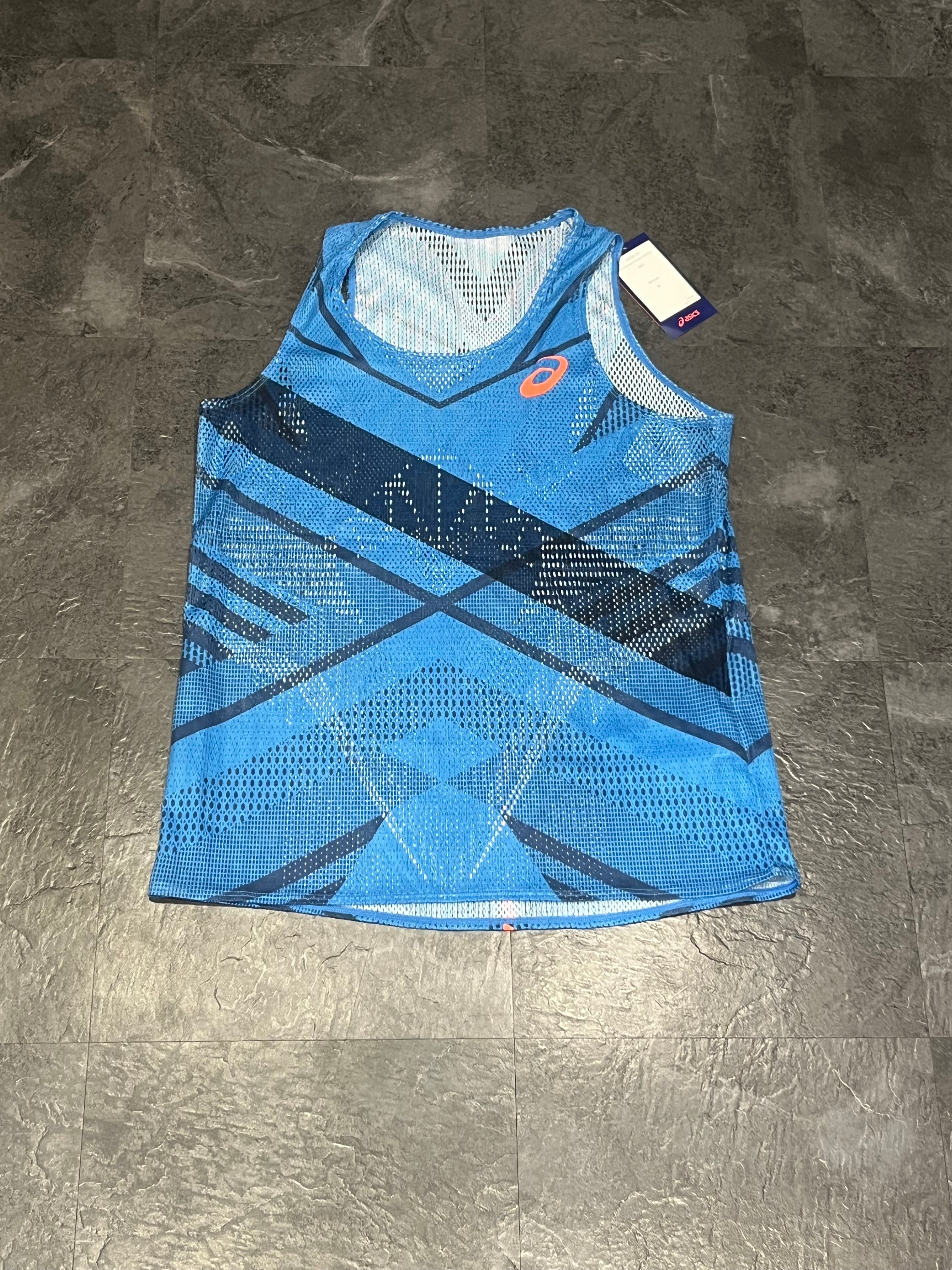 Blue ASICS Women’s Pro Elite Racing Singlet