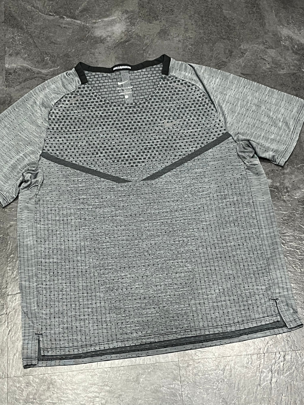 Grey Nike Men’s Dri Fit ADV Running T Shirt