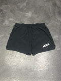 Black & White Hoka Men’s Glide 7” Running Shorts
