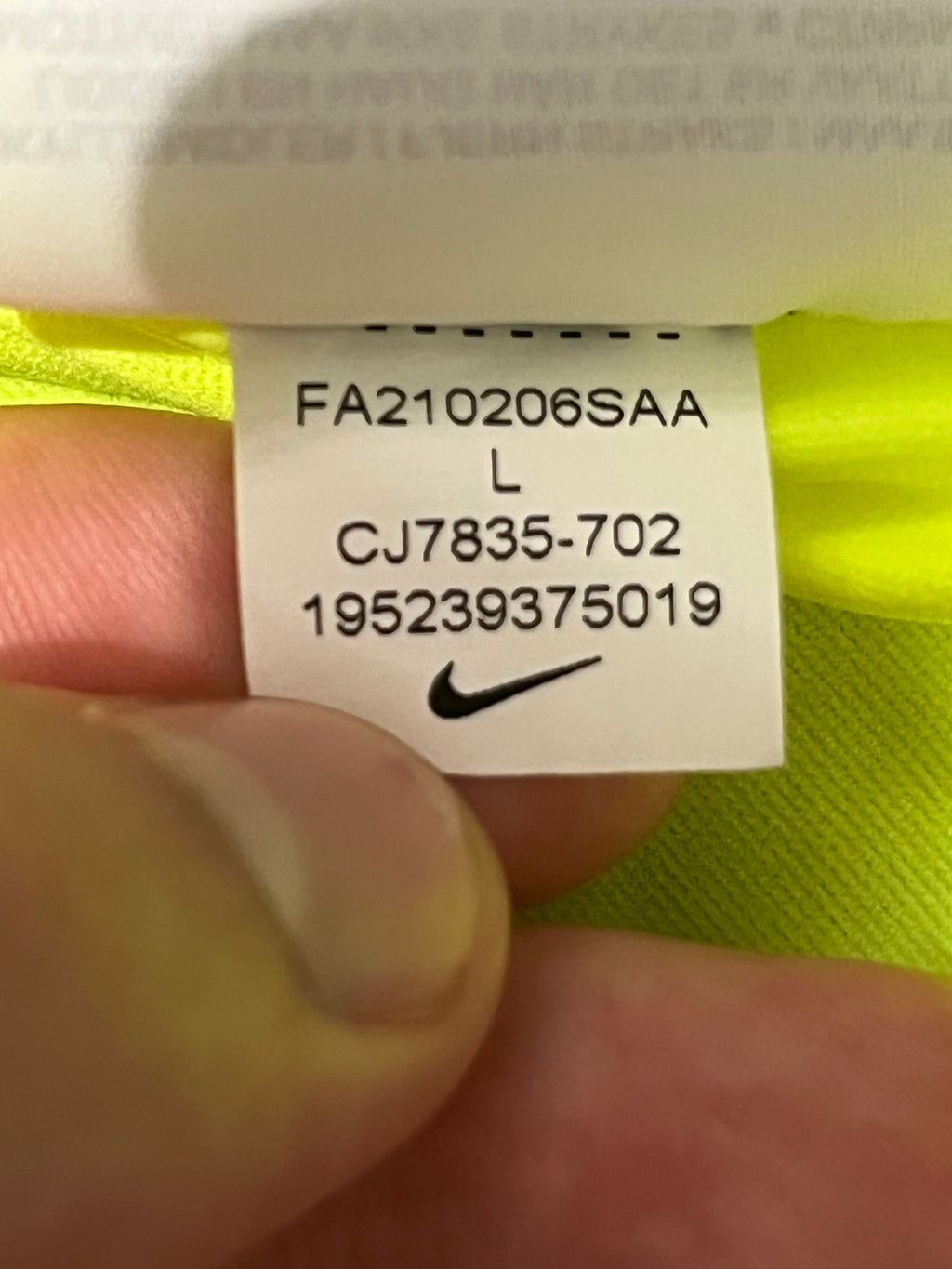 Neon Yellow Nike Men’s Dri Fit ADV Racing Singlet