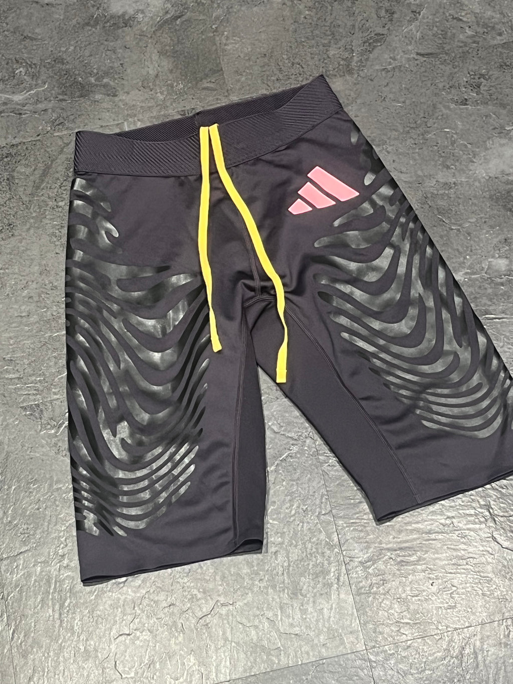 Purple Adidas Adizero Men’s Promo Pro Elite Rheon 1/2 Tights