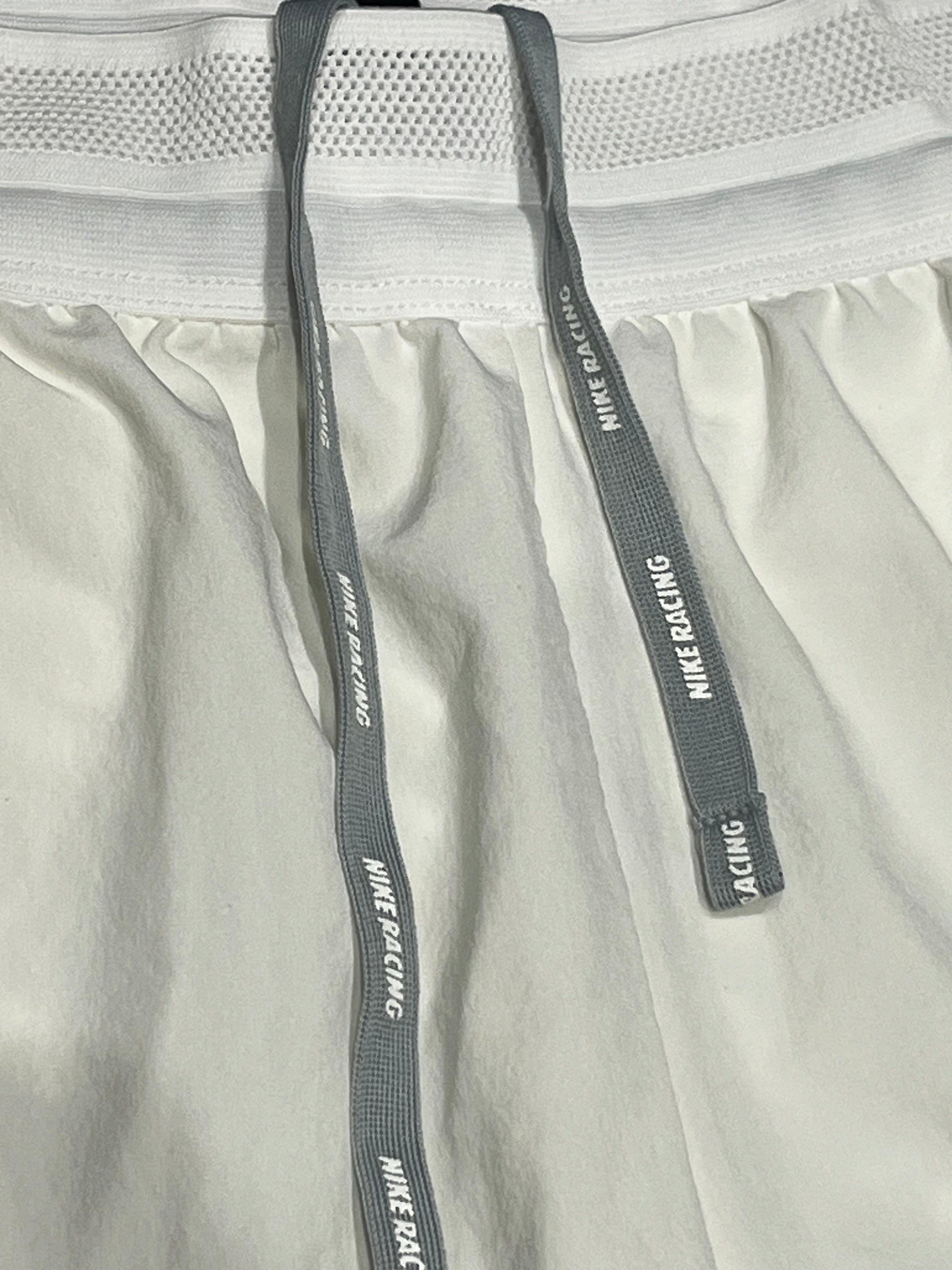 White Nike Women’s Dri Fit ADV AeroSwift Racing Split Shorts