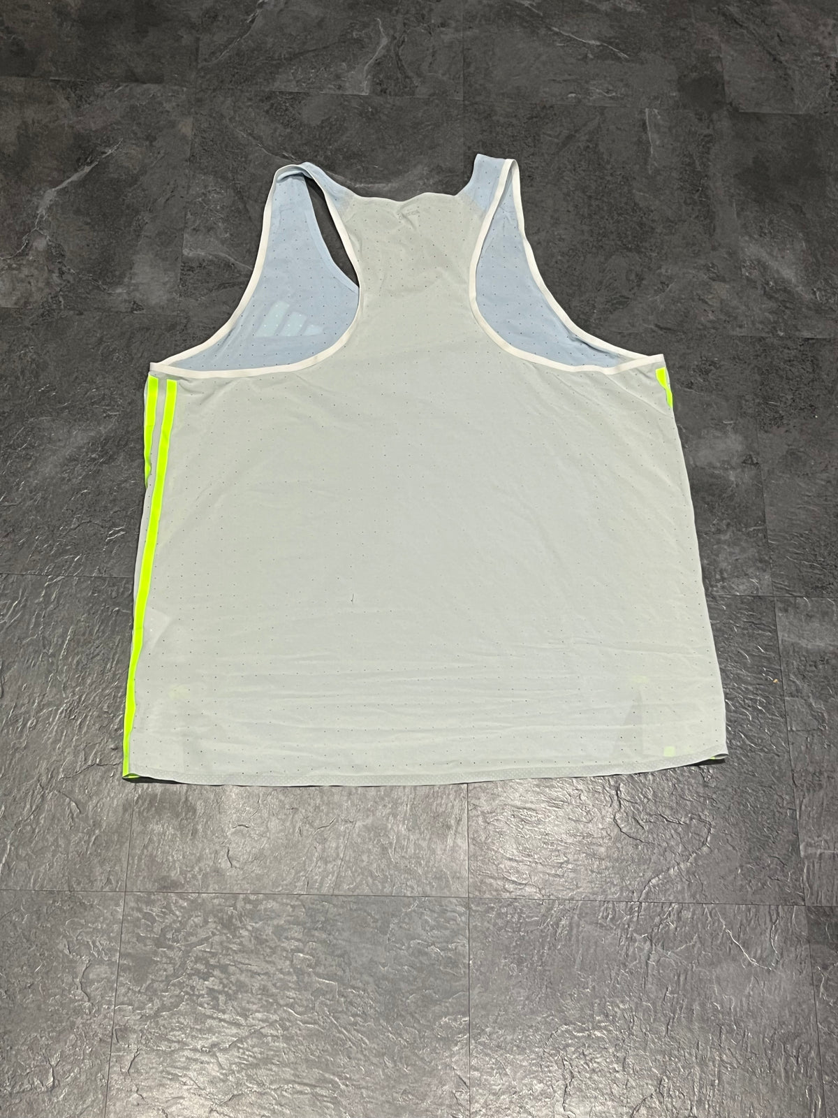 Light Blue Adidas Adizero Men’s Promo Racing Singlet