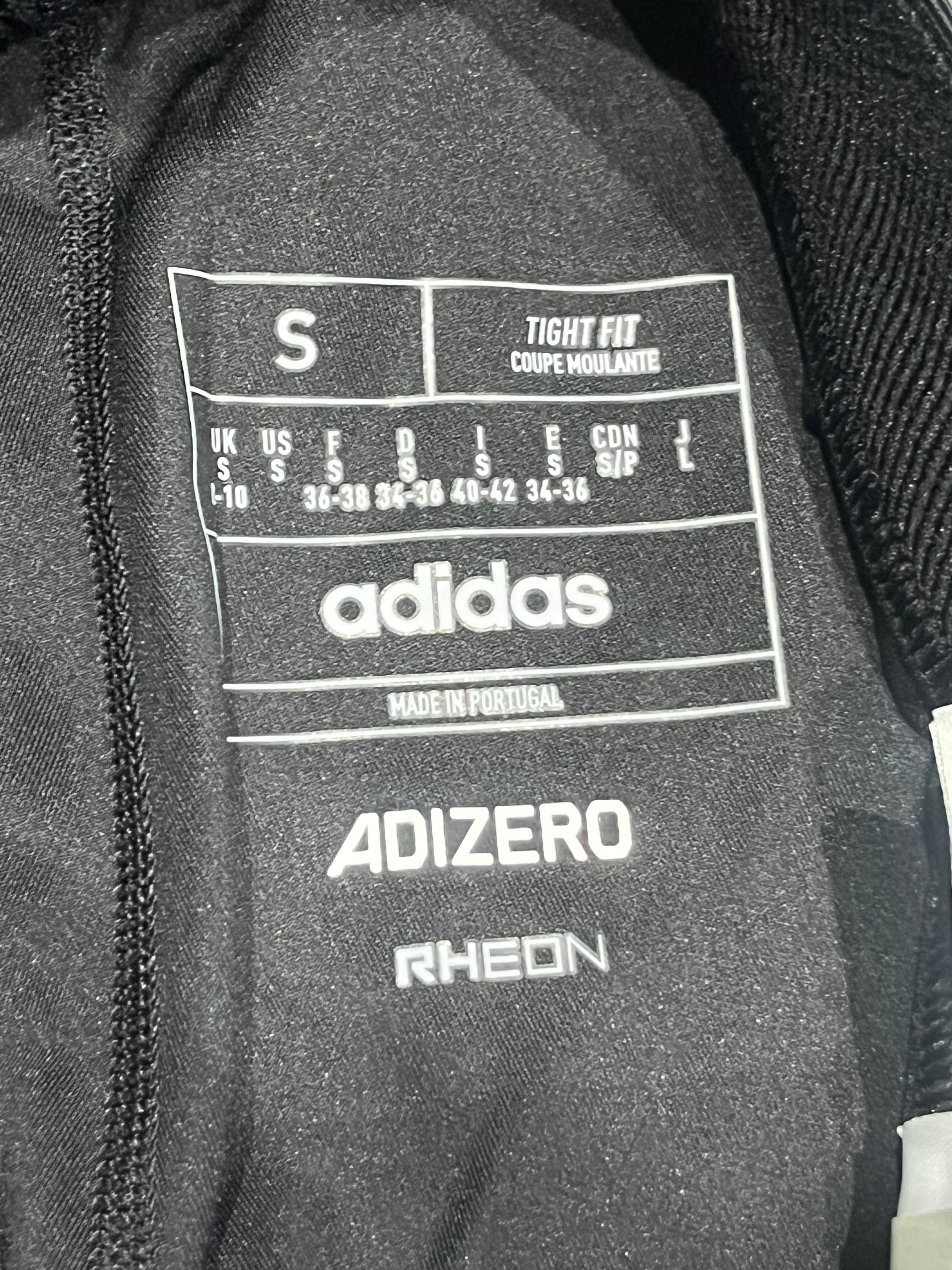 Black Adidas Adizero Men’s Rheon Control Racing 1/2 Tights