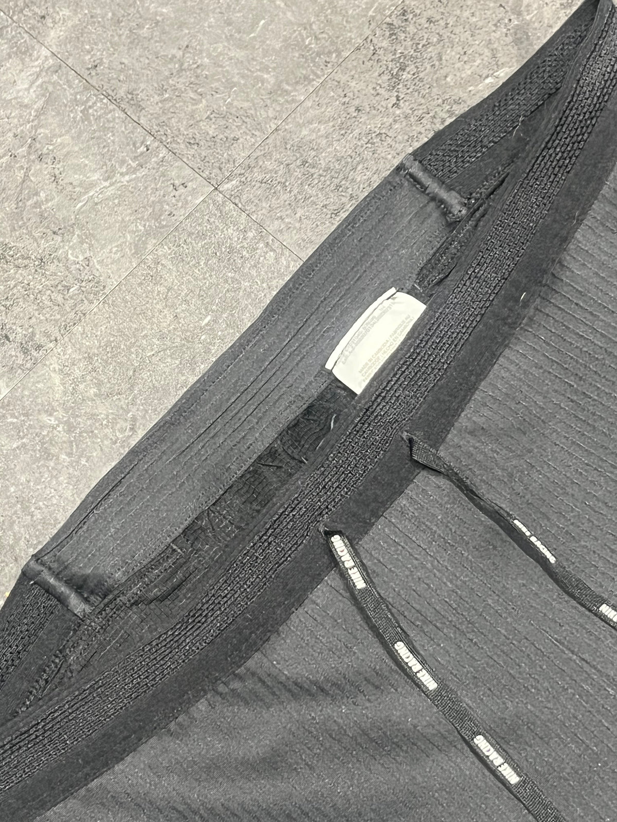 Black & White Nike Men’s Dri Fit ADV Aeroswift Leggings