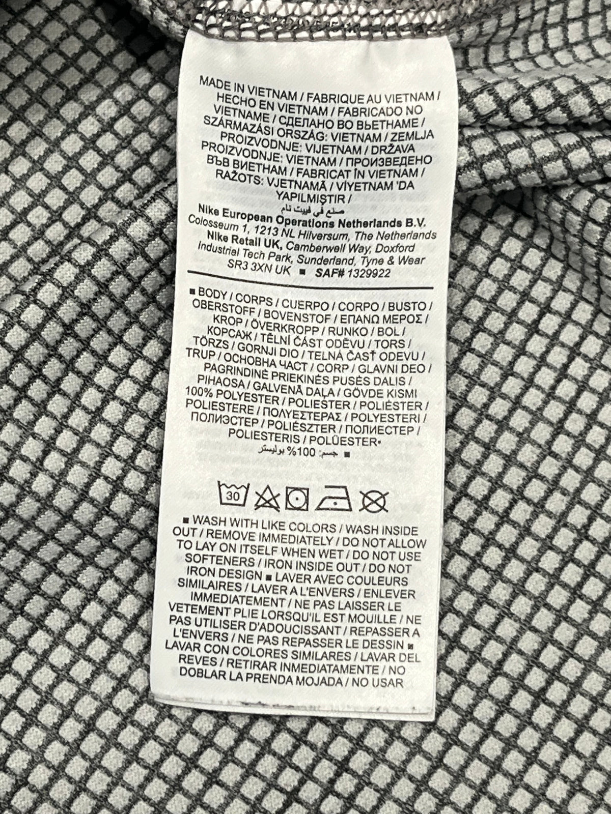 Grey Nike Men’s Dri Fit Pacer 1/4 Zip Top