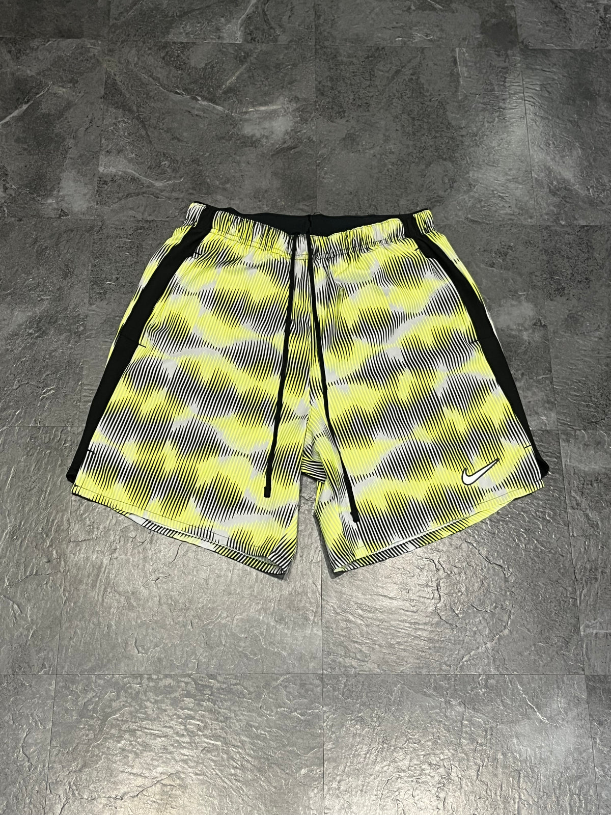 Yellow Nike Men’s “Festival” Challenger 7” Brief Lined Running Shorts