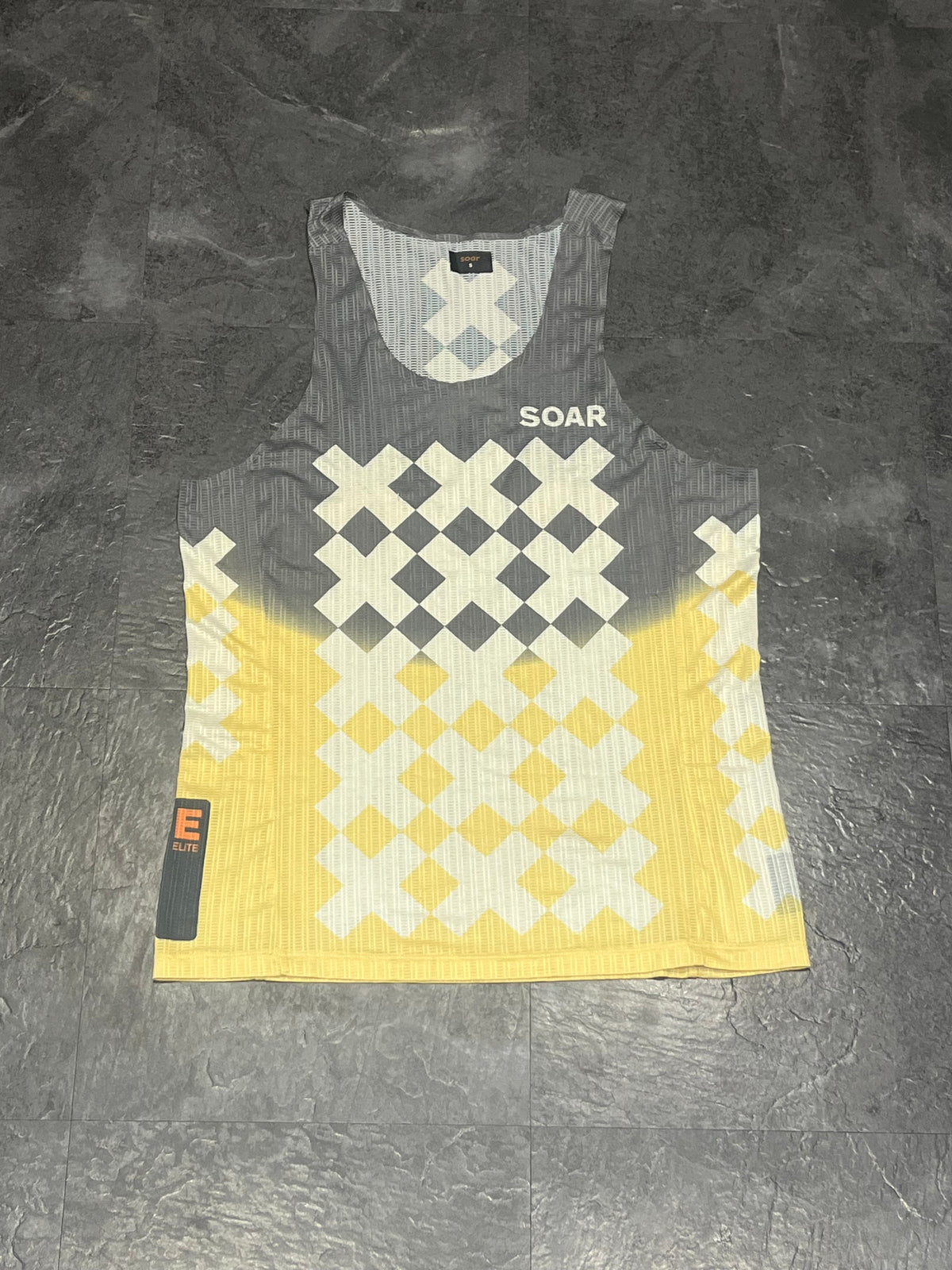 Yellow/Grey SOAR Men’s Elite Racing Singlet