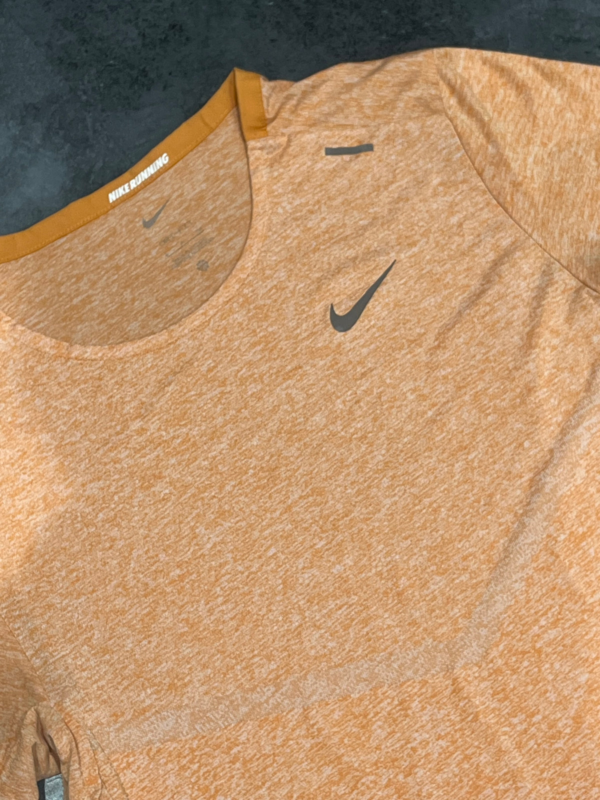 Orange Nike Men’s Dri Fit Rise 365 Running T Shirt