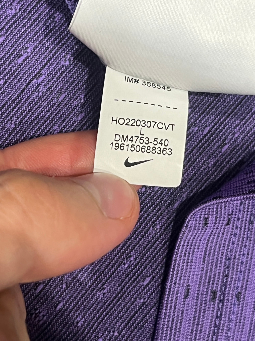 Purple Nike Men’s Dri Fit ADV Running T Shirt