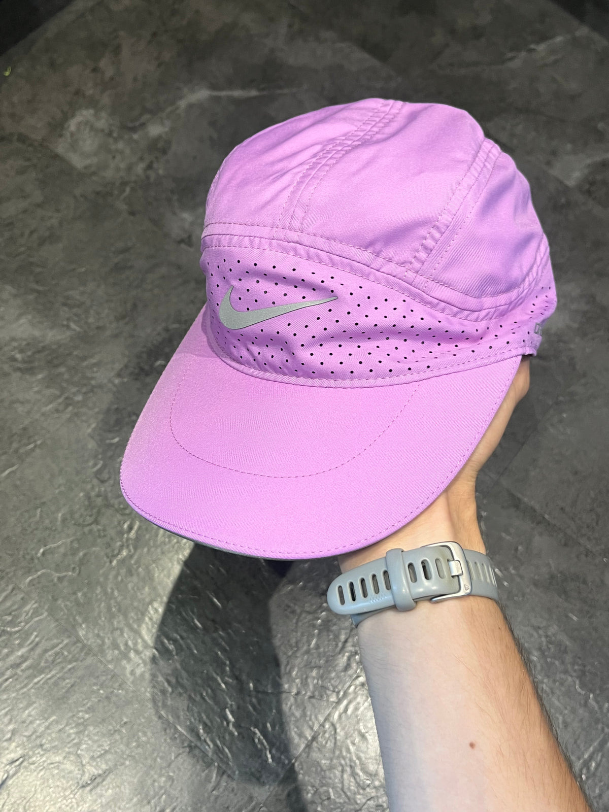 Purple Nike Dri Fit ADV Fly Running Cap - Unisex