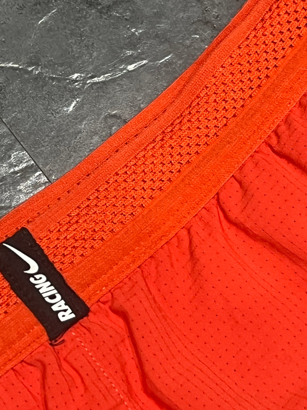 Red & Ghost Green Nike Men’s Dri Fit ADV Aeroswift 2” Racing Split Shorts