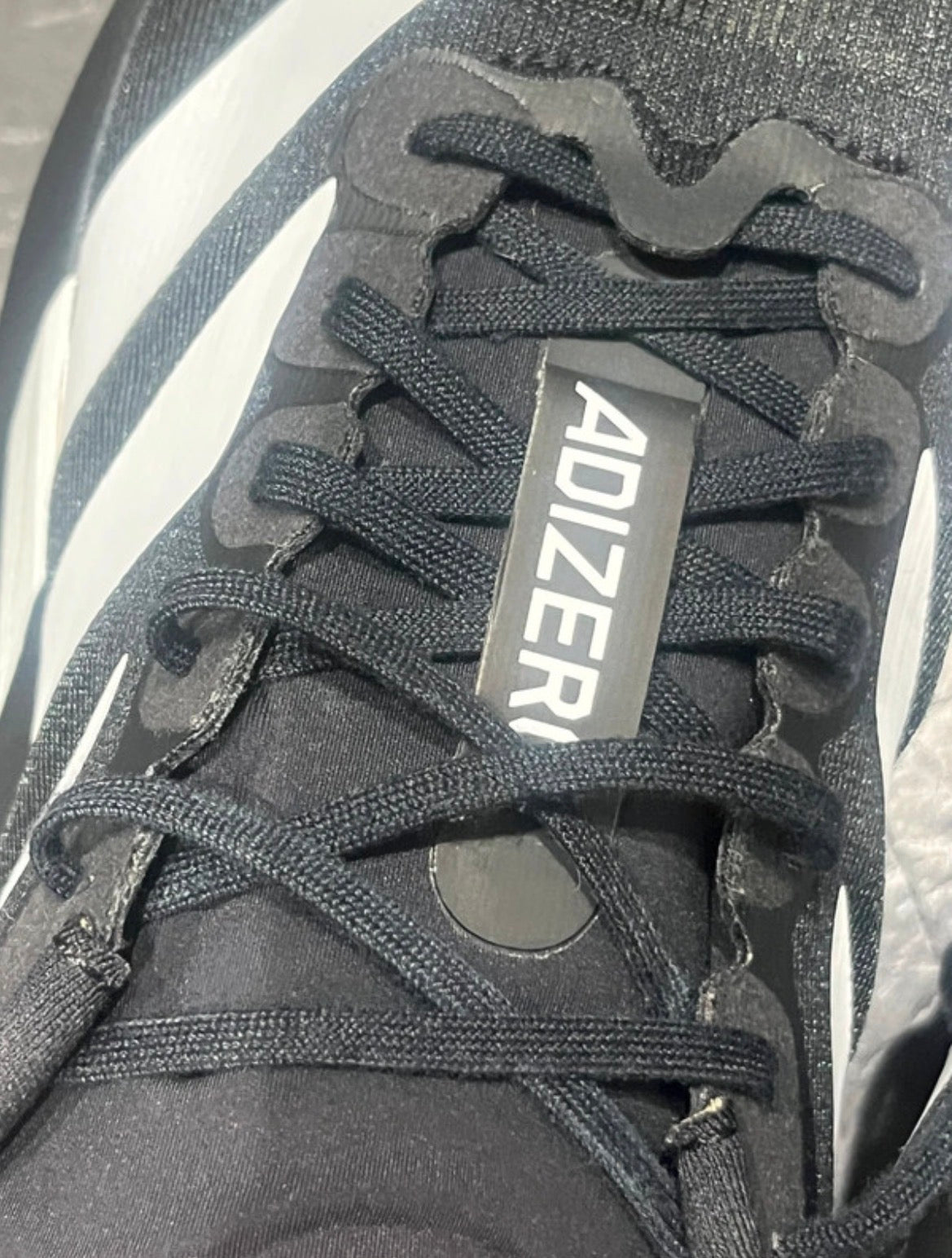 Black & White Adidas Men’s Adizero EVO SL Running Shoes