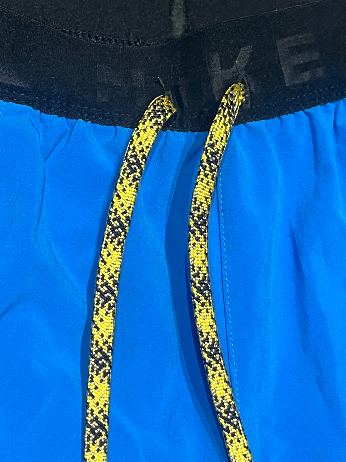 Blue & Beige Nike Men’s Dri Fit Trail “Second Sunrise” 7” Brief Lined Running Shorts