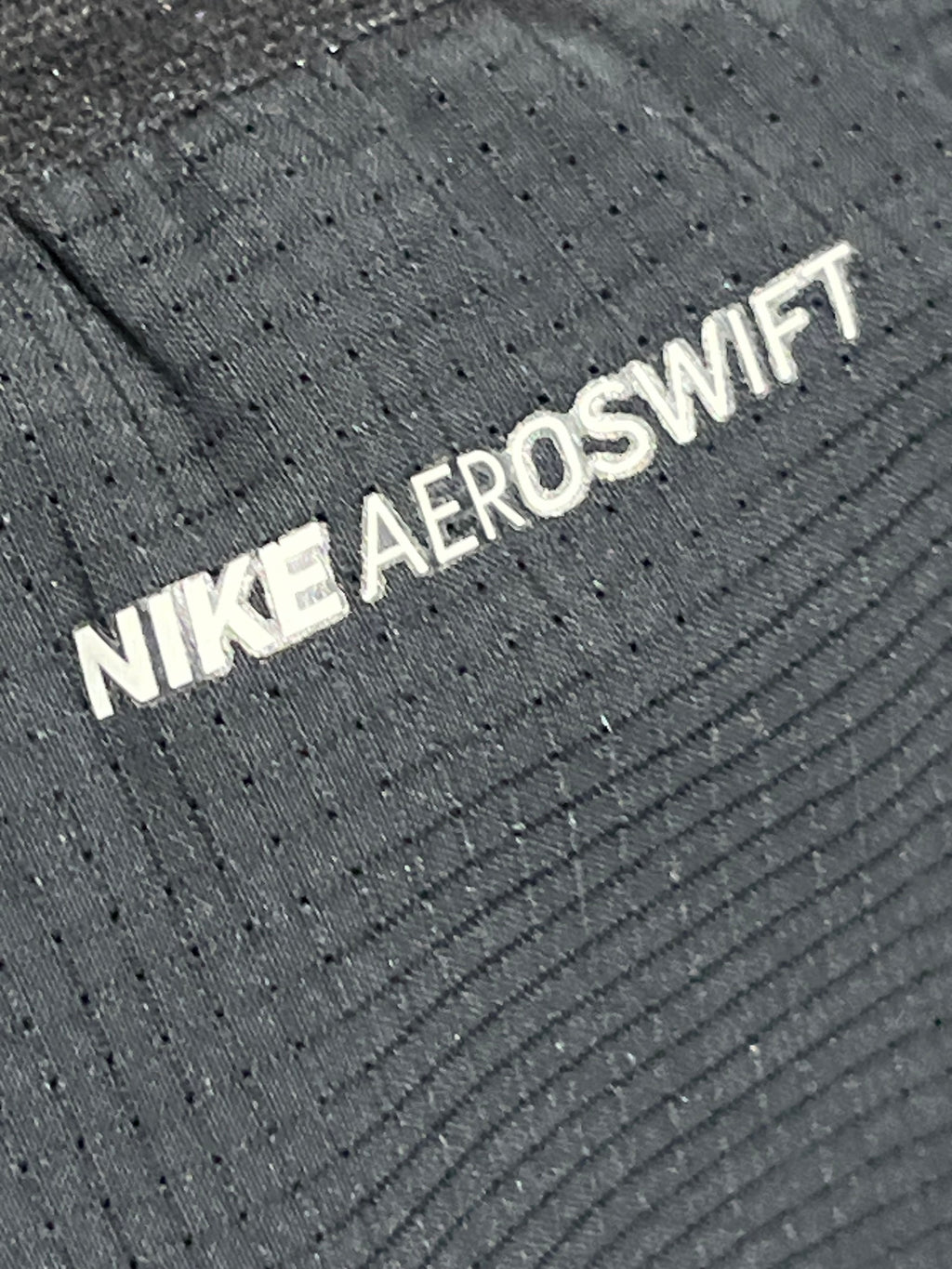 Black Nike Mens Dri Fit ADV Aeroswift 2”Racing Split Shorts