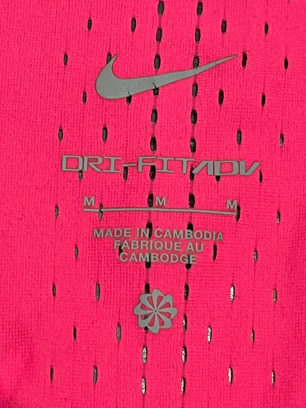 Pink & White Nike Men’s Dri Fit ADV Aeroswift Racing Singlet