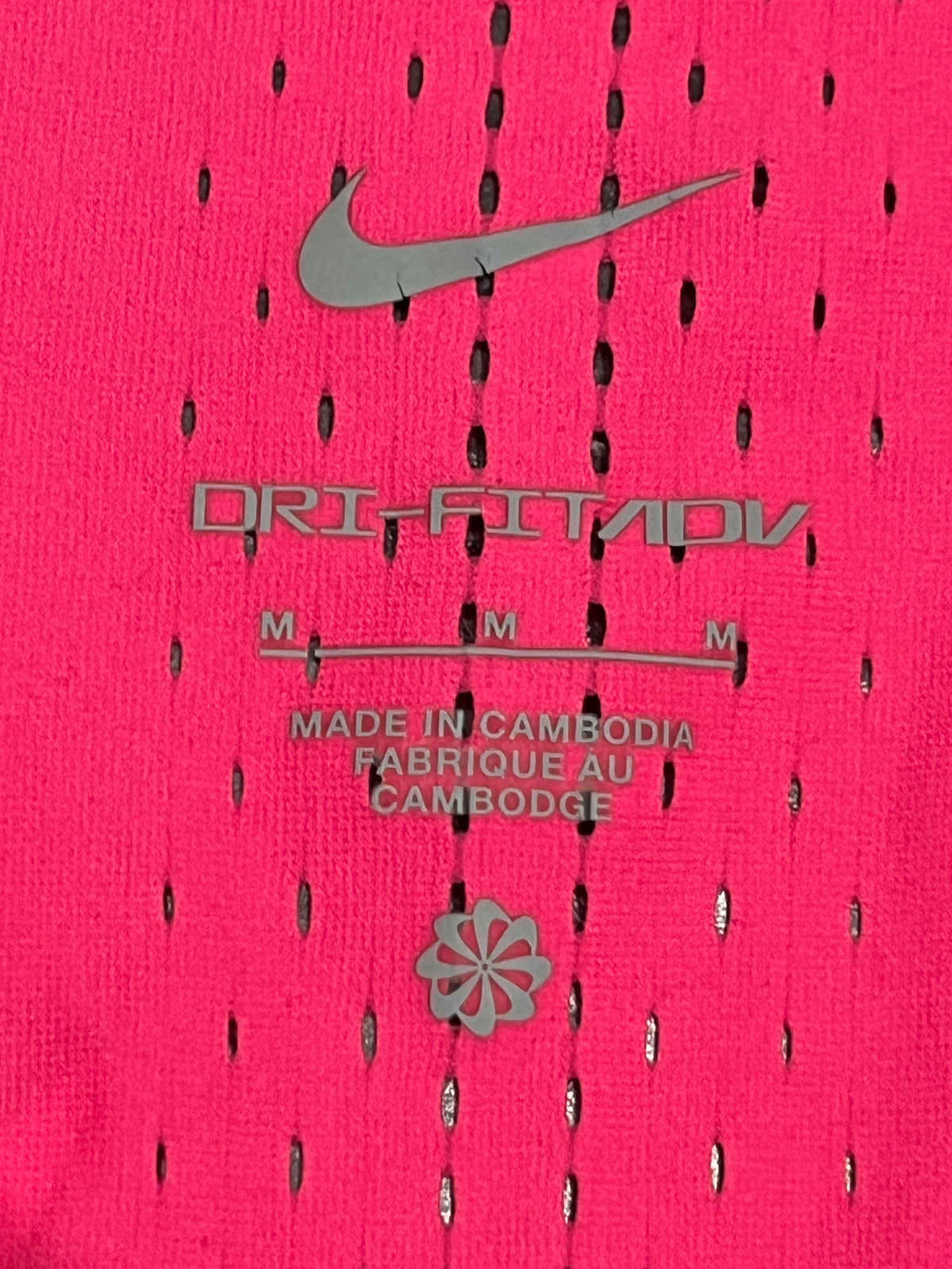 Pink & White Nike Men’s Dri Fit ADV Aeroswift Racing Singlet