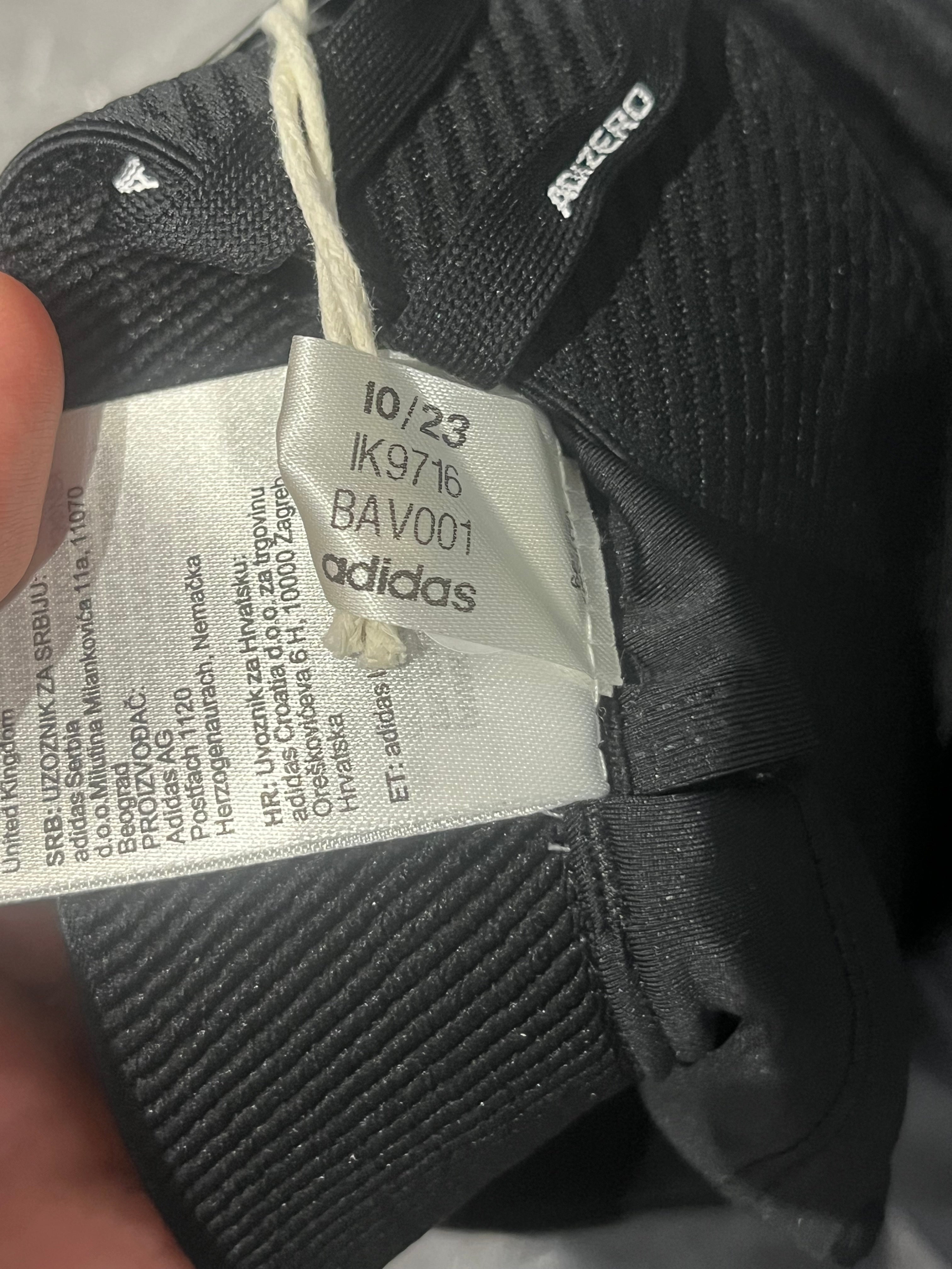 Black Adidas Adizero Rheon Control Racing 1/2 Tights