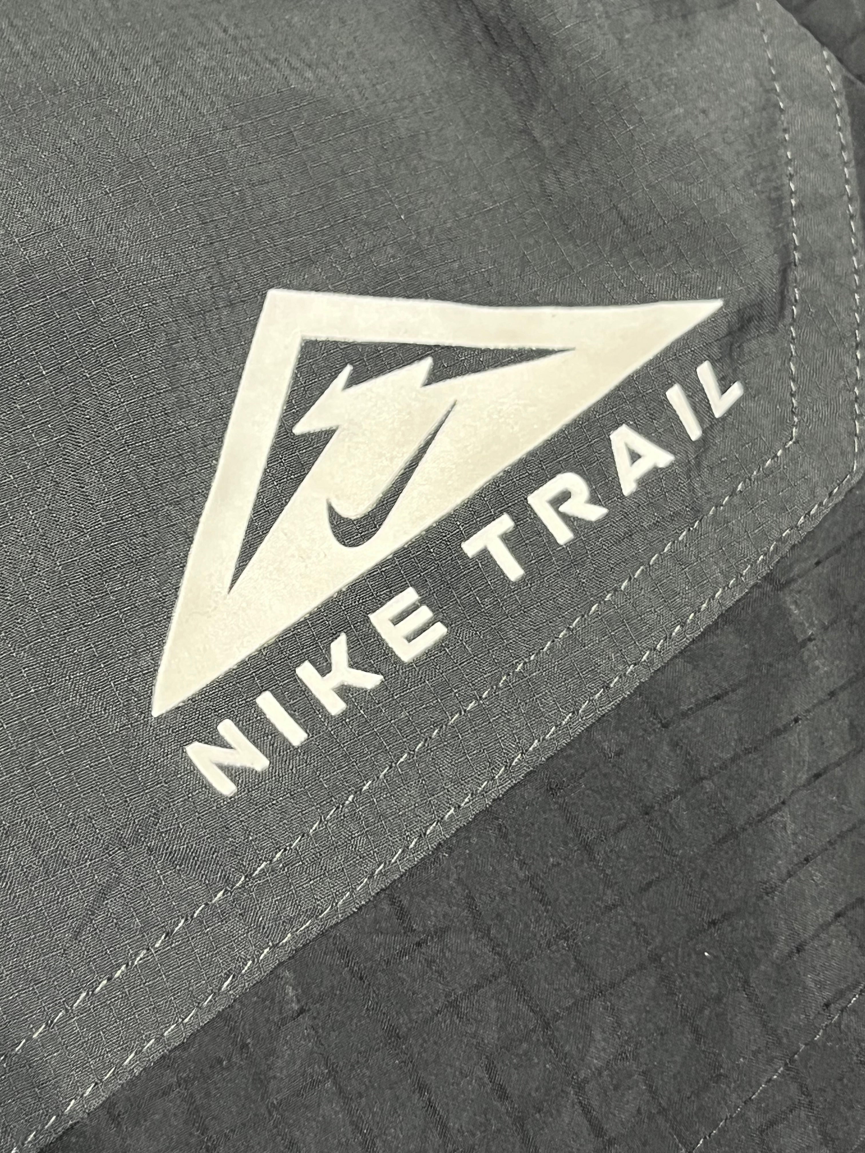 Black & Grey Nike Men’s Dri Fit Trail 5” Brief Lined Shorts