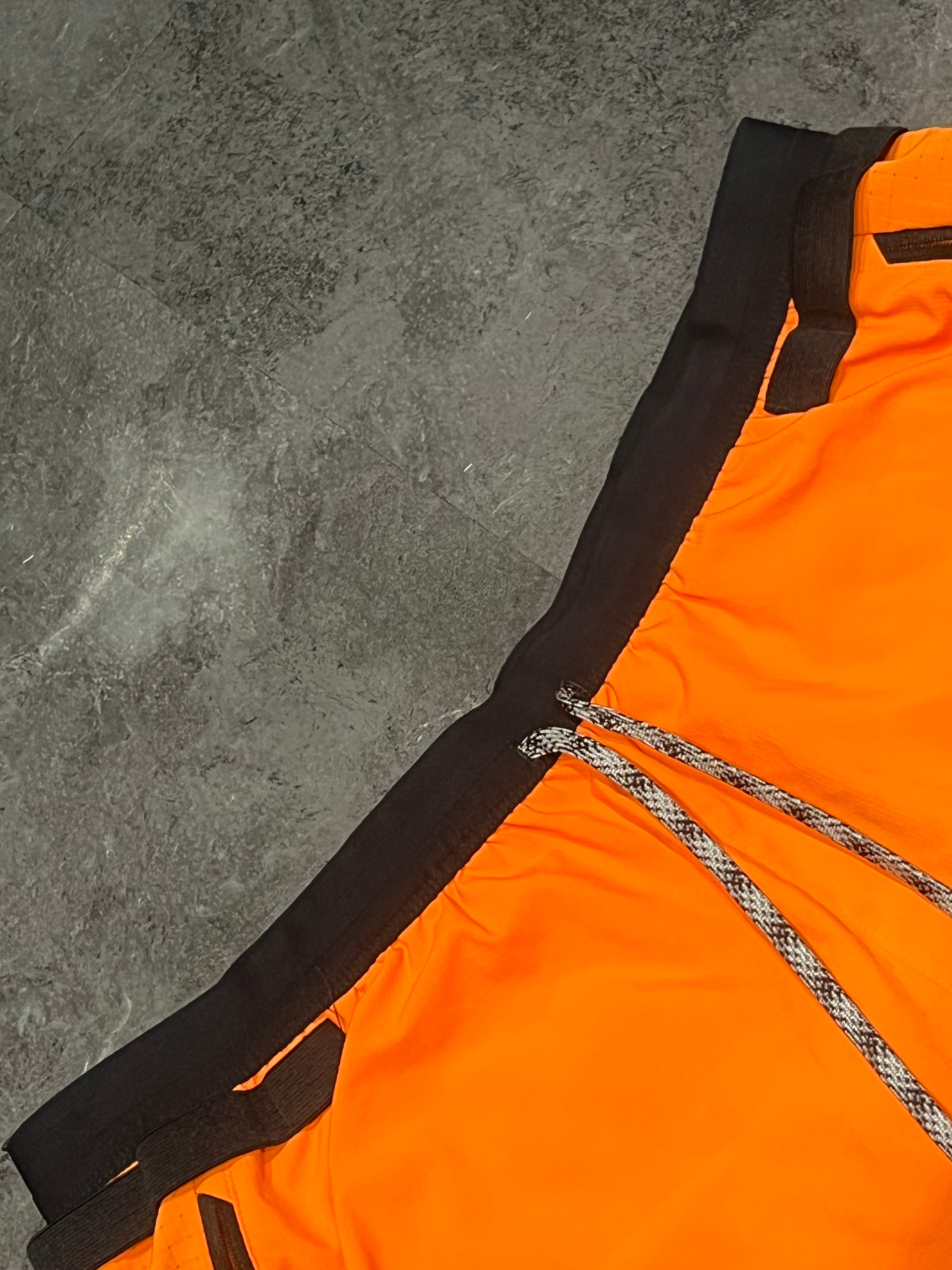 Orange Nike Men’s Dri Fit Trail 5” Brief Lined Running Shorts
