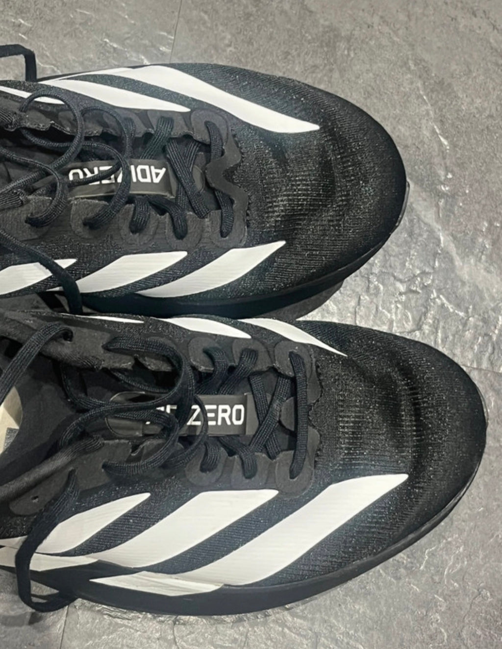 Black & White Adidas Men’s Adizero EVO SL Running Shoes