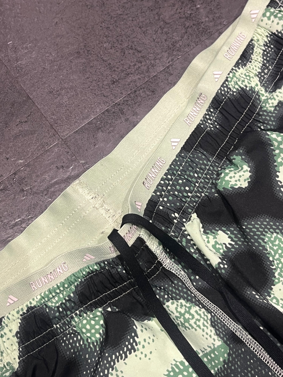 Striking Green Adidas Men’s Aeroready Own The Run 7” Brief Lined Running Shorts