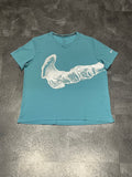 Blue/White Nike Men’s Dri Fit Running Division “Bone” T Shirt