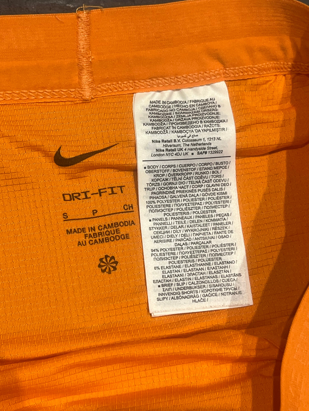 Orange Nike Men’s Dri Fit Flex Stride 7” Brief Lined Running Shorts