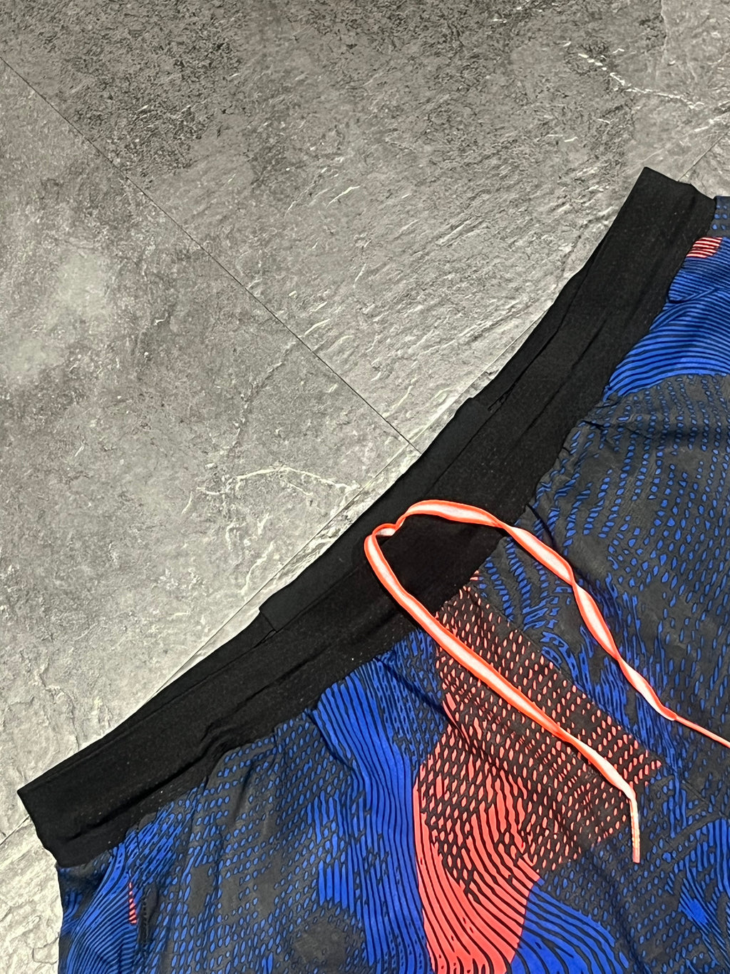 Red & Blue Adidas Adizero Men’s 3” Brief Lined Racing Split Shorts