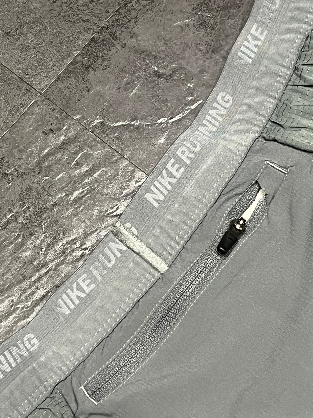 Grey/Black Nike Men’s Dri Fit Flex Stride 2IN1 7” Running Shorts