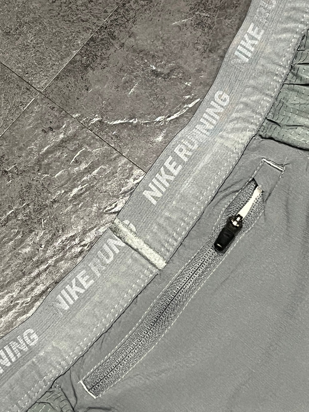 Grey/Black Nike Men’s Dri Fit Flex Stride 2IN1 7” Running Shorts