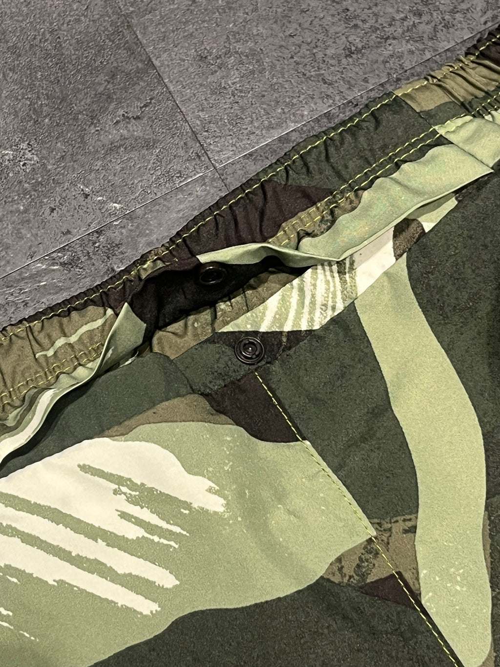 Green Camo Nike Men’s Dri Fit Challenger 7” Brief Lined Running Shorts