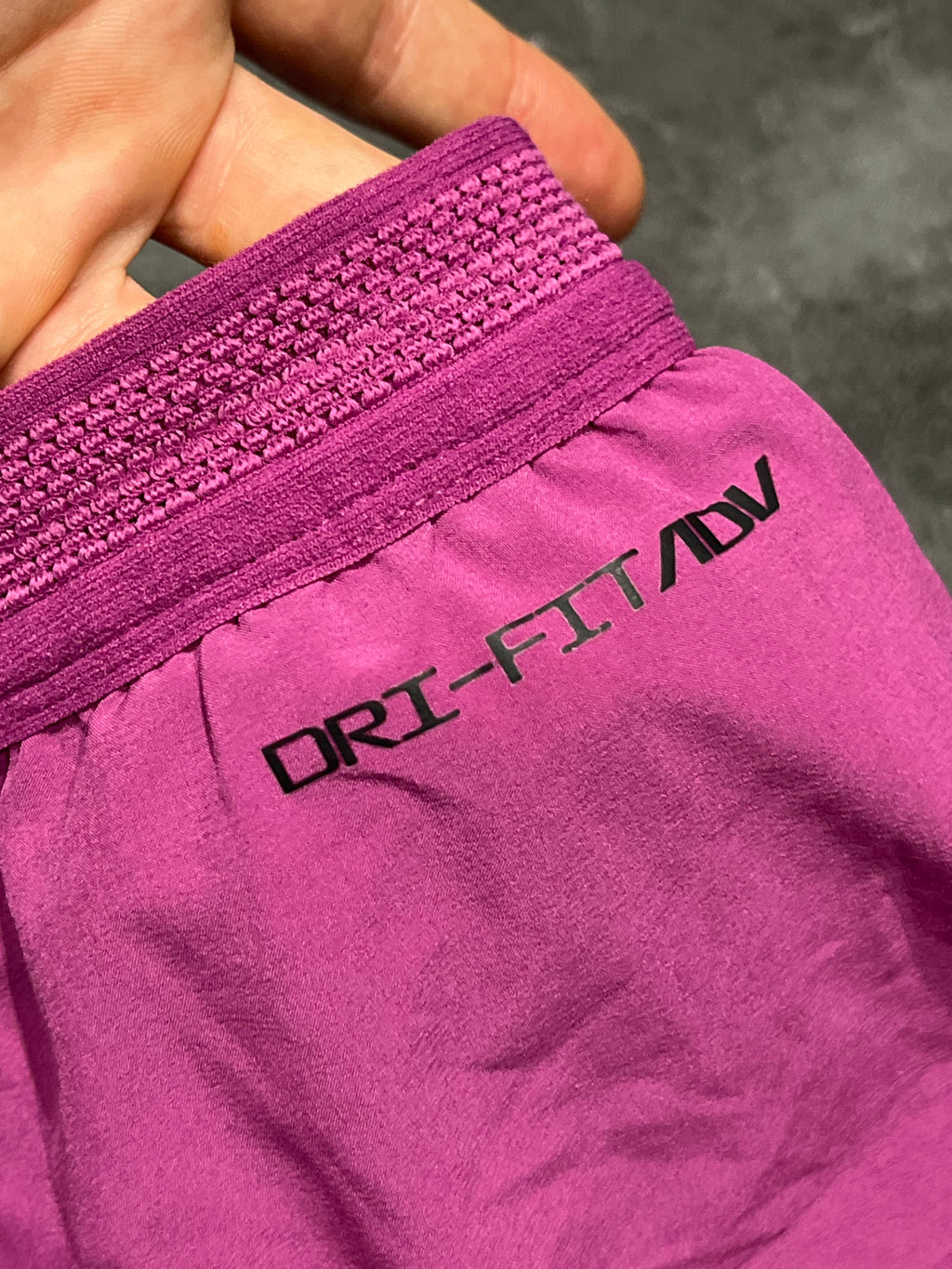 Purple Nike Men’s Dri Fit ADV Aeroswift 4” Racing Split Shorts
