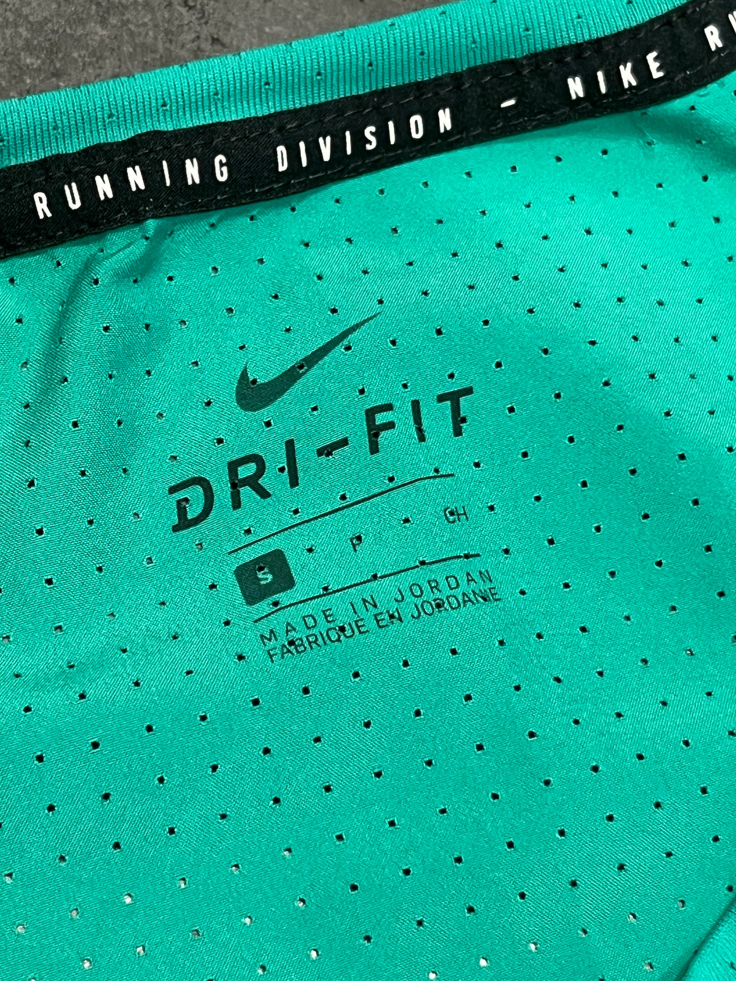 Emerald Green Nike Men’s Dri Fit Running Division Singlet