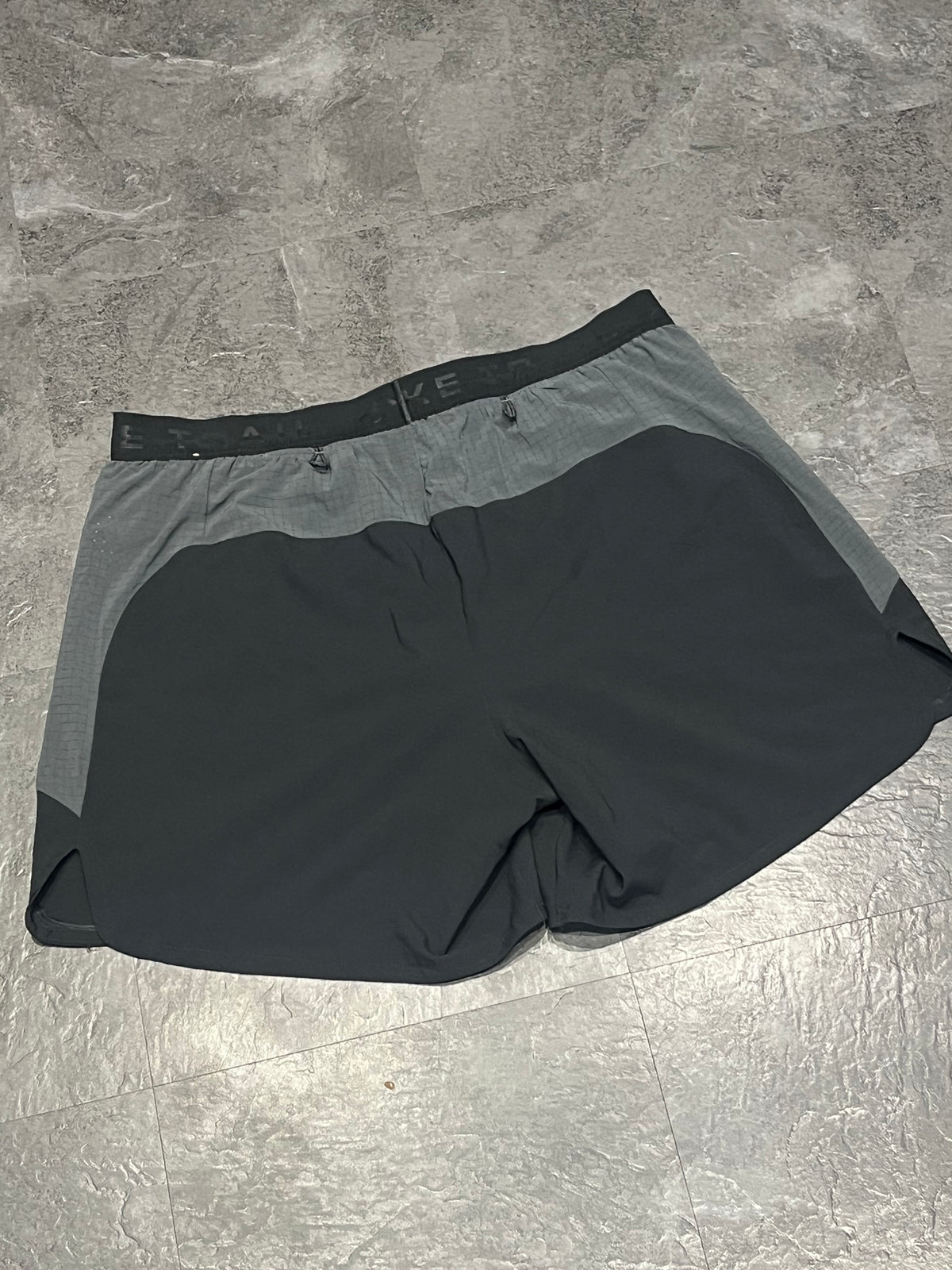 Black Nike Men’s Dri Fit Trail 6” Brief Lined Running Shorts