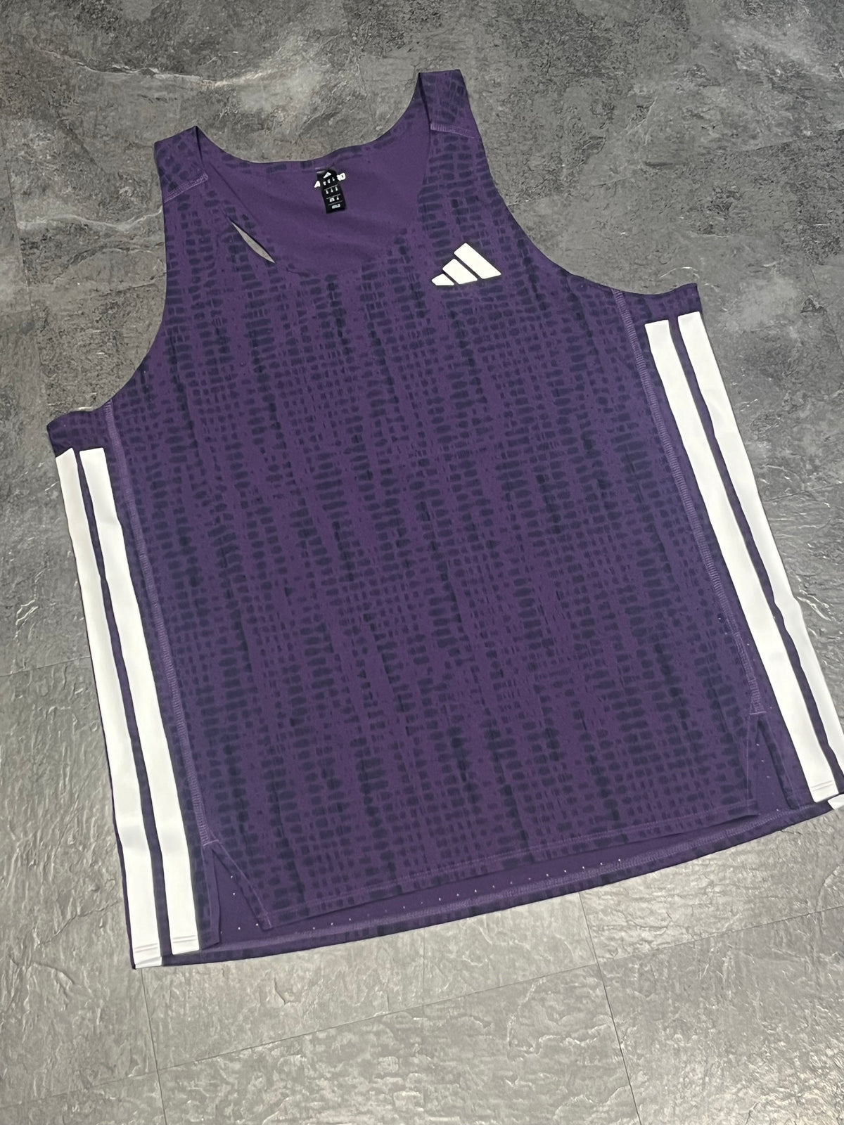 Purple Adidas Adizero Men’s Promo Racing Singlet