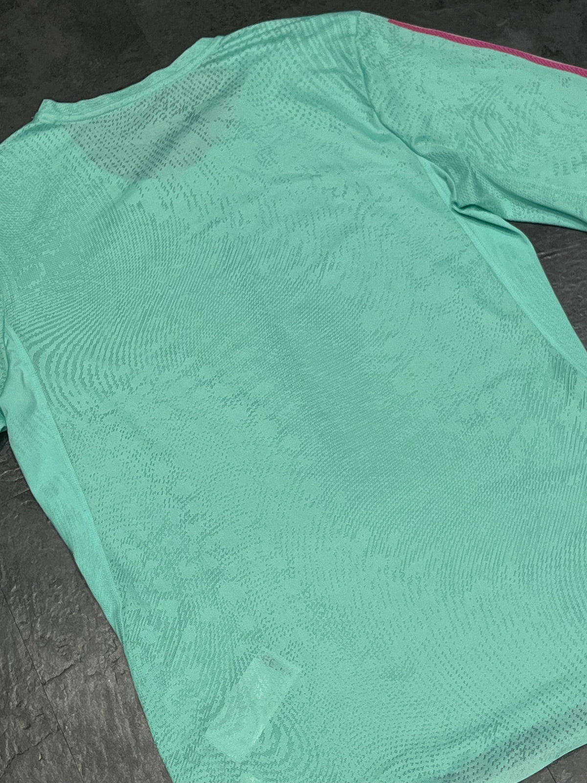 Green & Pink Adidas Men’s Adizero Promo Pro Elite 2023 LS Running Top