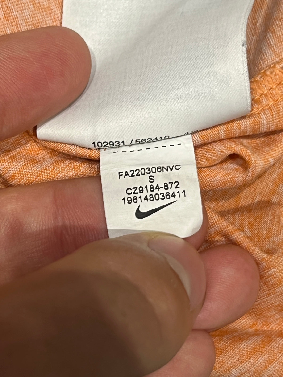 Orange Nike Men’s Dri Fit Rise 365 Running T Shirt