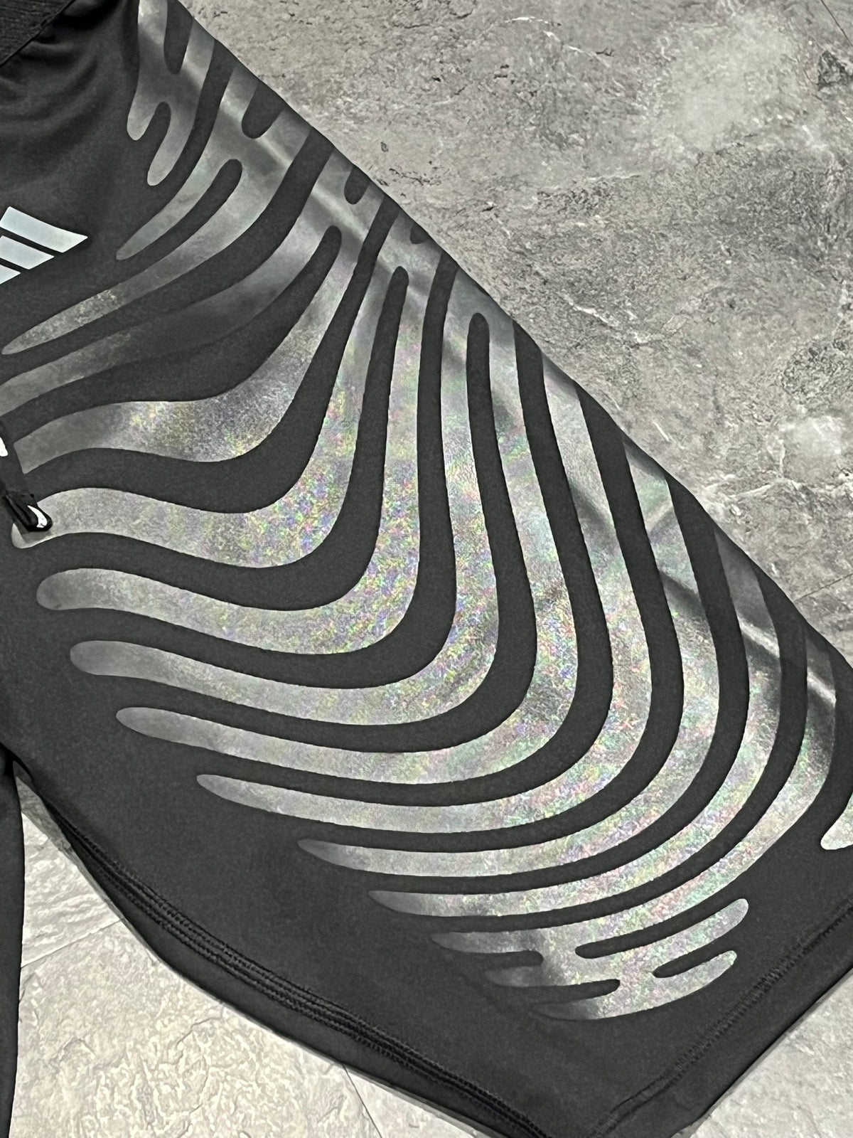 Black Adidas Adizero Women’s Rheon Racing 1/2 Tights