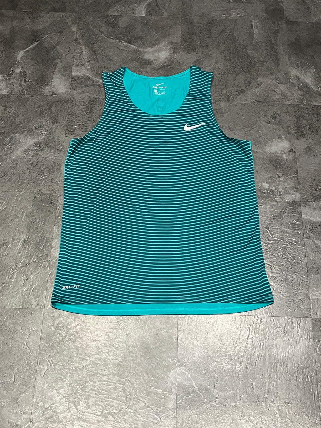 Teal Nike Men’s Dri Fit Pro Elite Racing Singlet
