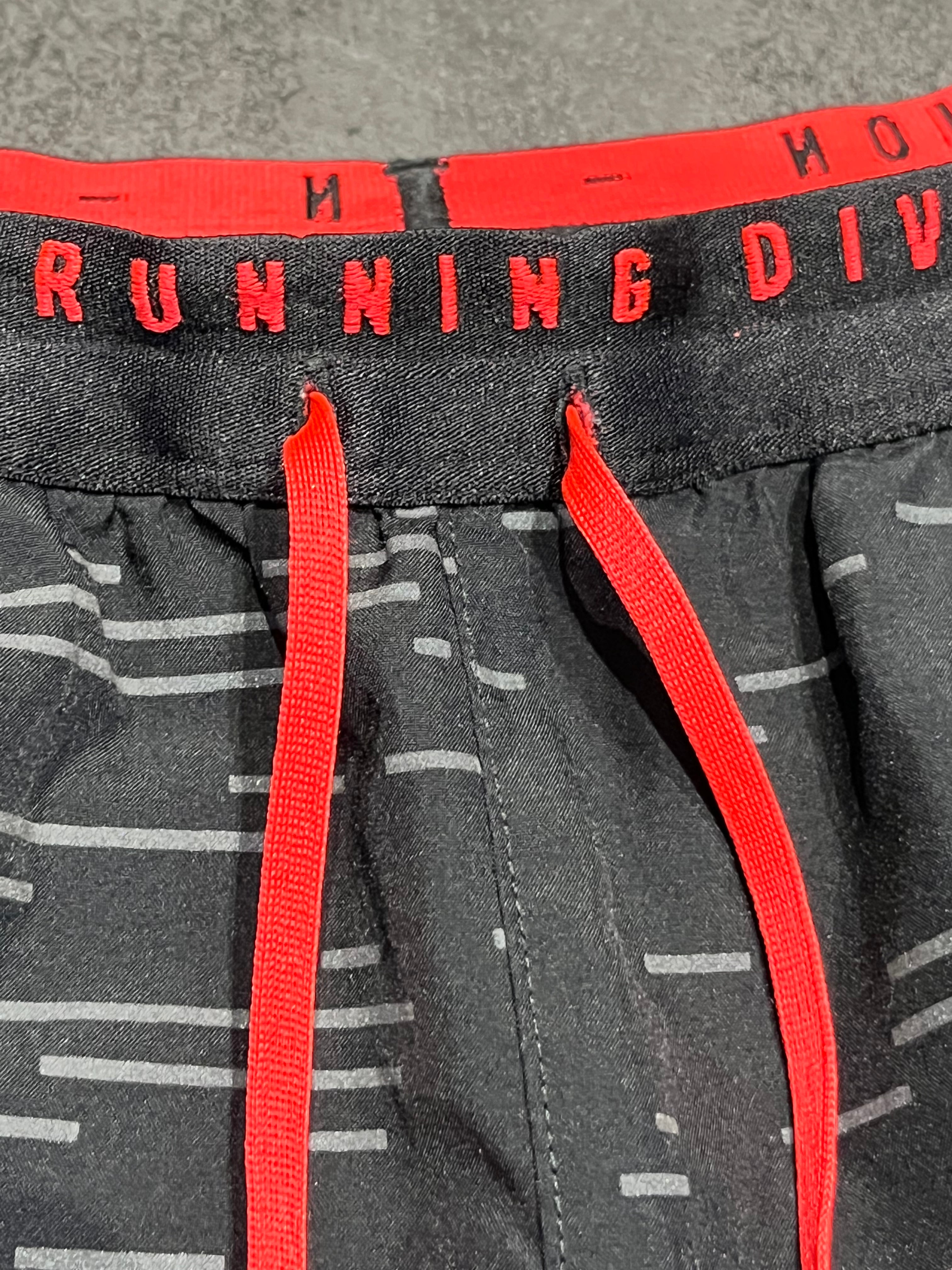 Black & Red Nike Men’s Dri Fit Running Division 2in1 Shorts